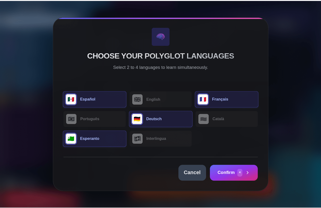 Polyglot Setup